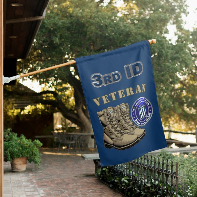 3rd Infantry Division  Veteran House Flag (In SItu)
