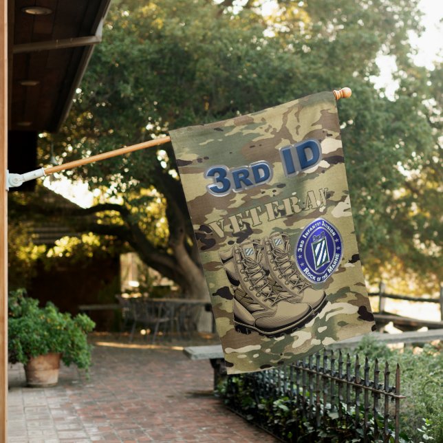 3rd Infantry Division  Veteran House Flag (In SItu)
