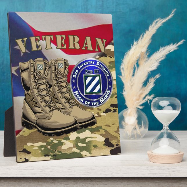 3rd Infantry Division Veteran Plaque (Side)