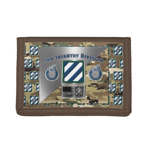 3rd Infantry Division Veteran Trifold Wallet