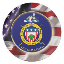 3rd Infantry Regiment "The Old Guard" Melamine Plate 3rd Infantry Regiment "The Old Guard" Melamine Plate