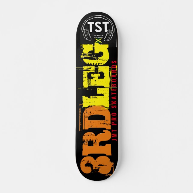 3RD LEG JMT Skateboard, 7¾" Deck (Front)