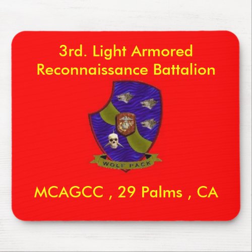 3rd Light Armored Reconnaissance Battalion Mouse Pad