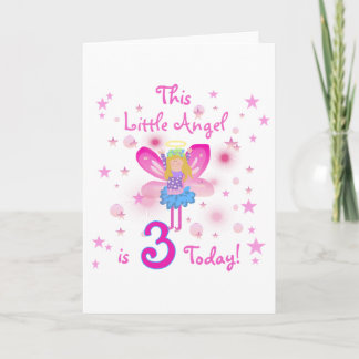 3rd Little Angel Birthday Tshirts and Gifts Card