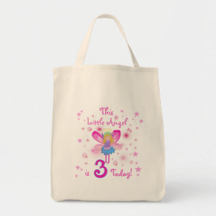 3rd Little Angel Birthday Tshirts and Gifts Tote Bag