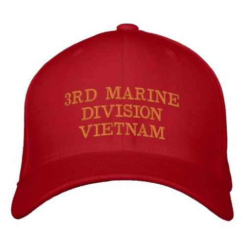 3RD MARINE DIVISION EMBROIDERED BASEBALL CAP
