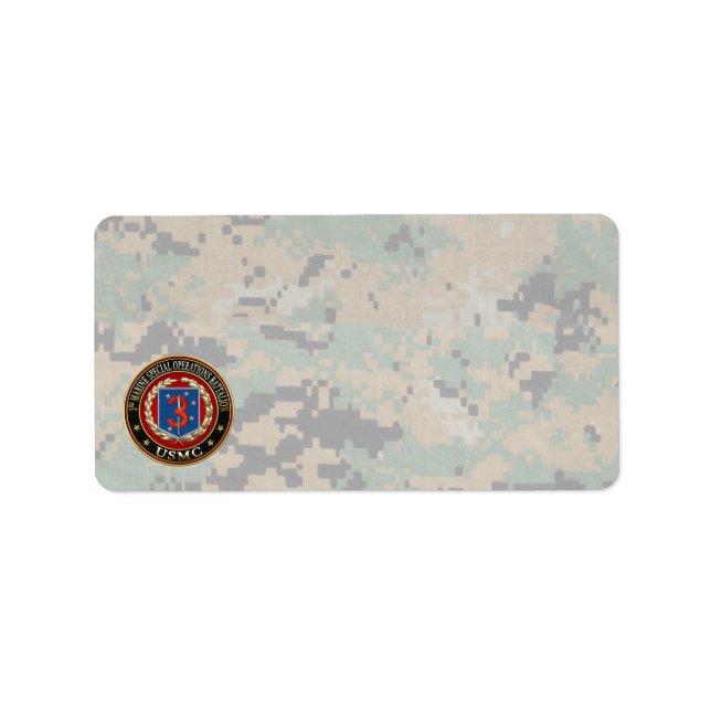 3rd MSOB [3D] Label (Front)