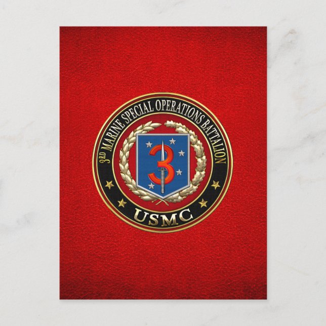 3rd MSOB [3D] Postcard (Front)