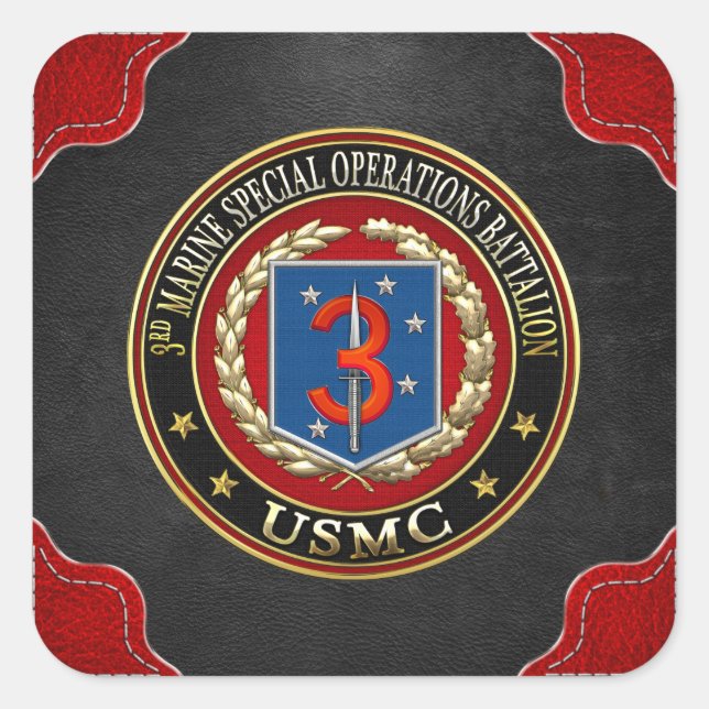 3rd MSOB [3D] Square Sticker (Front)