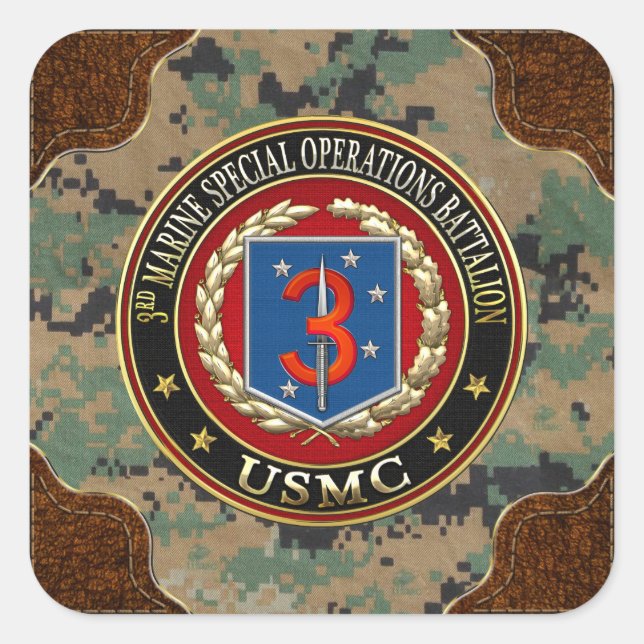 3rd MSOB [3D] Square Sticker (Front)