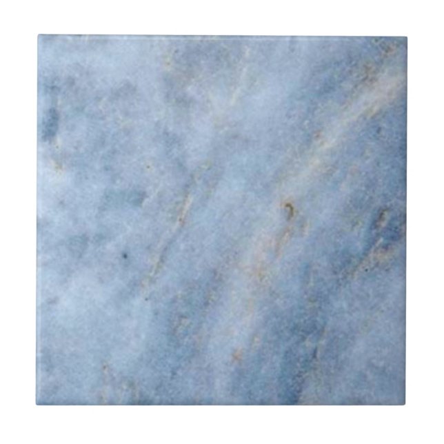 3rd of 3 Hard to Find Light Blue Faux Stone Tiles (Front)