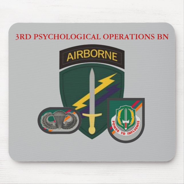 3RD PSYCHOLOGICAL OPERATIONS BATTALION  MOUSEPAD (Front)