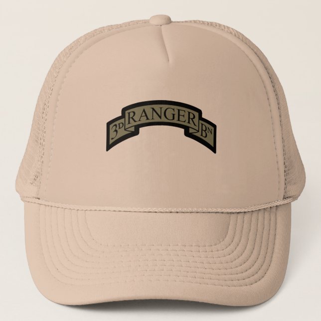 3rd Ranger Bn Scroll, ACU Trucker Hat (Front)