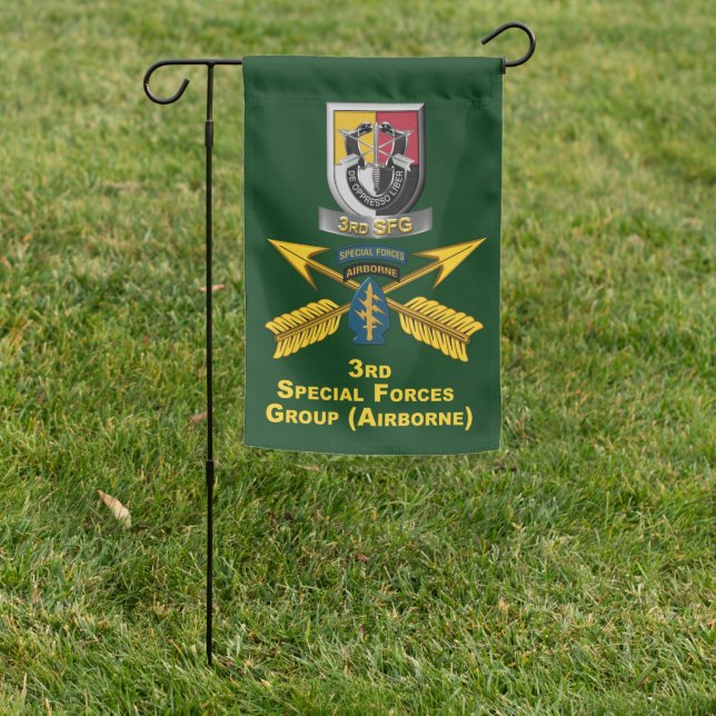 3rd  Special Forces Group (AIRBORNE) Garden Flag (In SItu)