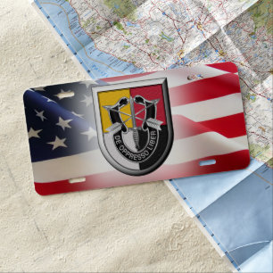 3rd Special Forces Group Airborne License Plate