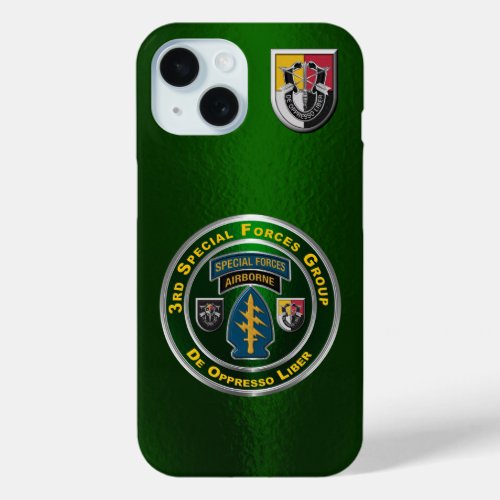 3rd Special Forces Group iPhone 15 Case