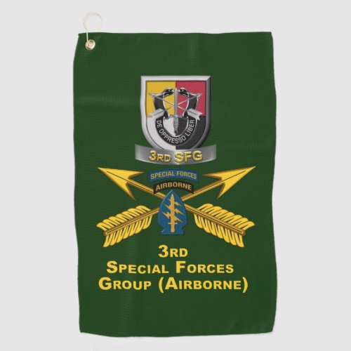 3rd Special Forces Group  Golf Towel