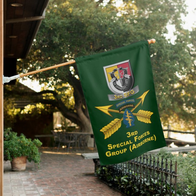 3rd Special Forces Group  House Flag (In SItu)