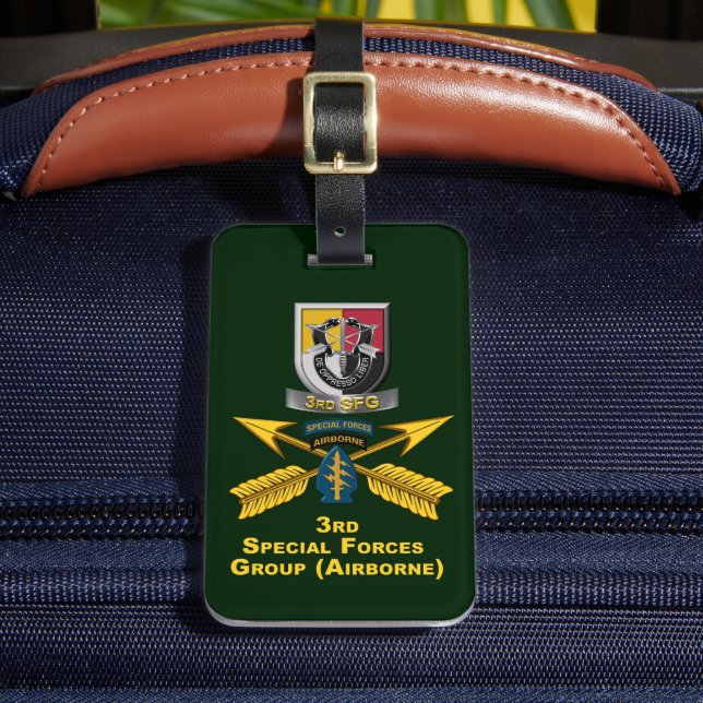 3rd Special Forces   Luggage Tag (Front Insitu 2)