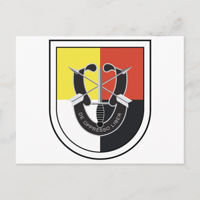 3rd Special Forces Postcard (Front)