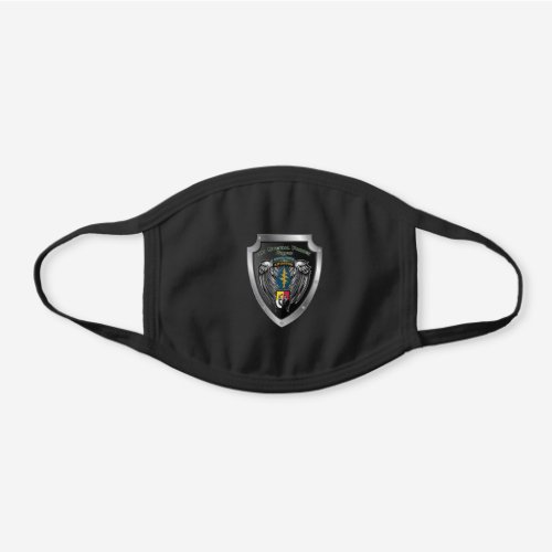 3rd Special Operations Group_Airborne Black Cotton Face Mask
