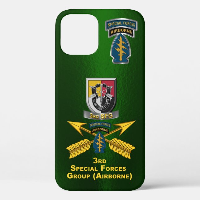 3rd Special Operations Group Airborne Customized Case-Mate iPhone Case (Back)