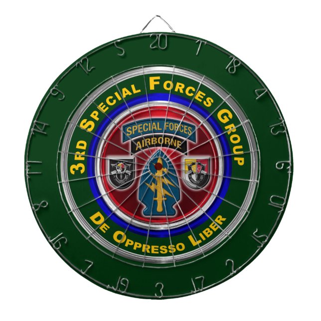 3rd Special Operations Group Airborne Dart Board (Front)
