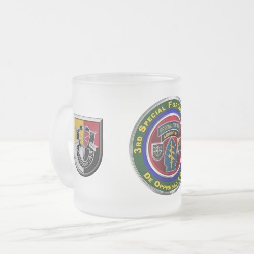 3rd Special Operations Group Airborne  Frosted Glass Coffee Mug