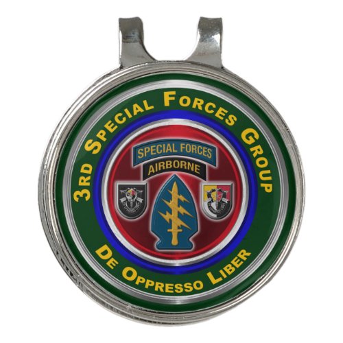 3rd Special Operations Group Airborne Golf Hat Clip