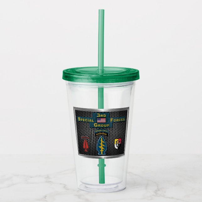 3rd Special Operations Group (SOF) Acrylic Tumbler (Front)