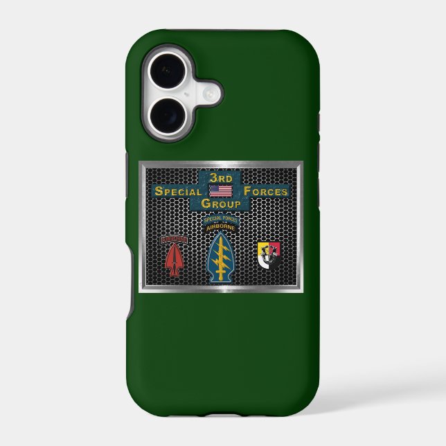 3rd Special Operations Group (SOF) Iphone Case (Back)