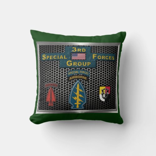 3rd Special Operations Group SOF Throw Pillow
