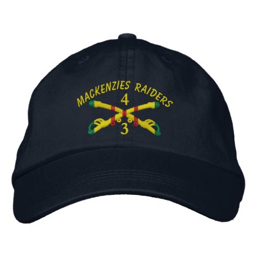 3rd Sqdn 4th Cavalry Embroidered Hat