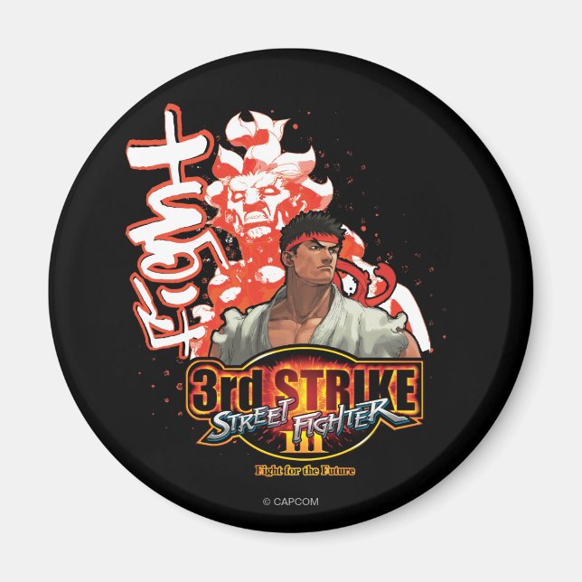 3rd Strike "Fight" Magnet (Front)