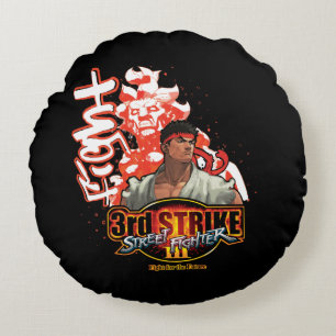 3rd Strike "Fight" Round Pillow