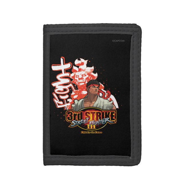 3rd Strike "Fight" Tri-fold Wallet (Front Vertical)
