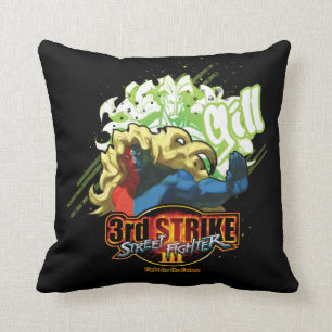 3rd Strike Gill Throw Pillow