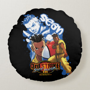 3rd Strike Sean Round Pillow