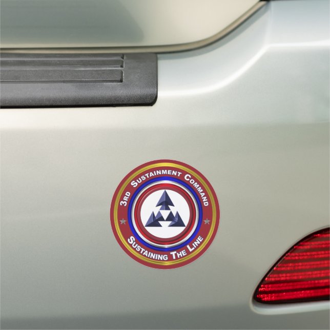 3rd Sustainment Command Car Magnet (In Situ)