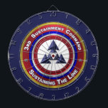 3rd Sustainment Command  Dart Board<br><div class="desc">Display your pride for the 3rd Sustainment Command (Expeditionary)! Very unique designed gift for anyone looking for that one of a kind special gift. This beautiful and one-of-a-kind Dart Board makes a wonderful gift to any who are serving or have served in the 3rd Sustainment Command (Expeditionary). The 3rd Sustainment...</div>