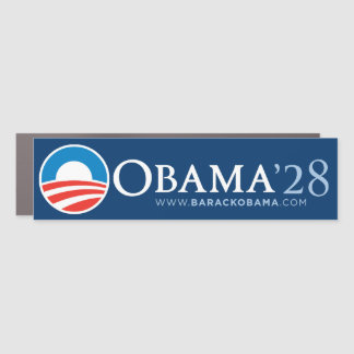 3rd Term Obama 2028 Bumper Car Magnet