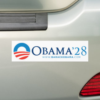 3rd Term Obama 2028 Bumper Sticker