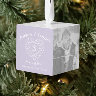 3rd Anniversary Christmas Ornaments Zazzle 100 Satisfaction Guaranteed