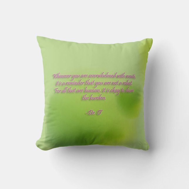 3sqMeals Pillow (Front)