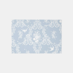 3x2 Rug Willa Toile Gustavian Blue 2