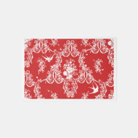 3x2 Rug Willa Toile strawberry Red2