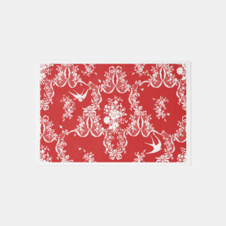 3x2 Rug Willa Toile strawberry Red2