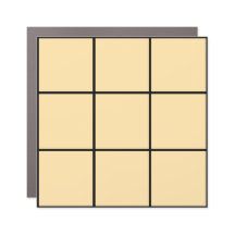 3x3 Beige Magnetic Gridmap