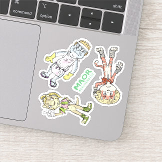 3x3" MAOR Chibi Cast Sticker #1