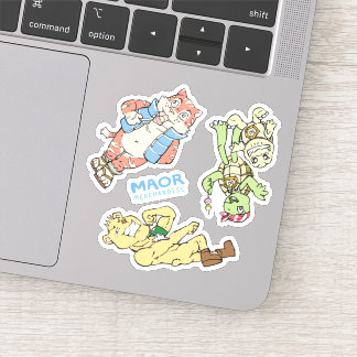 3x3" MAOR Chibi Cast Sticker #2